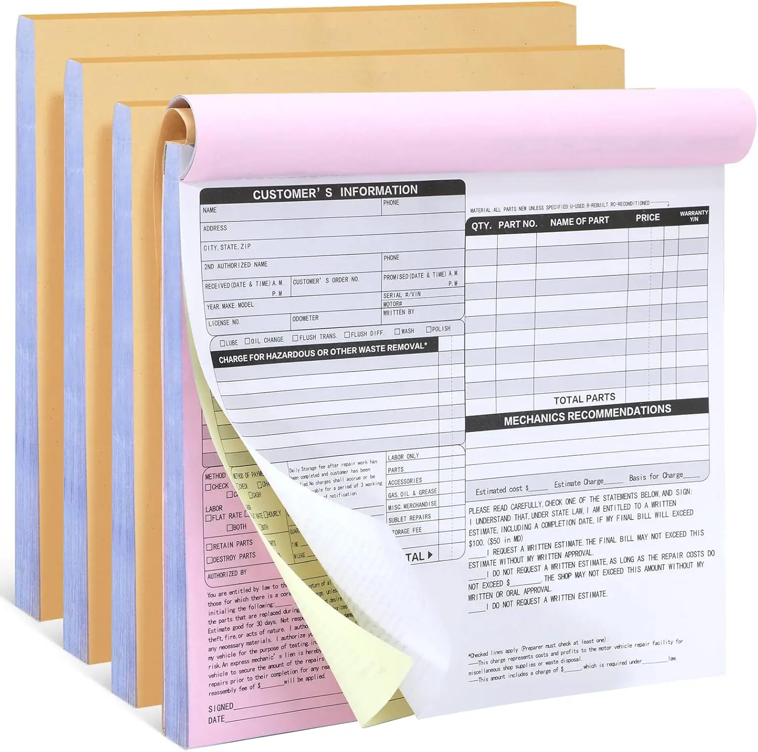 Popular 2 Ply Continuous Computer Printing Paper Carbonless Paper Ncr Carbonless Paper