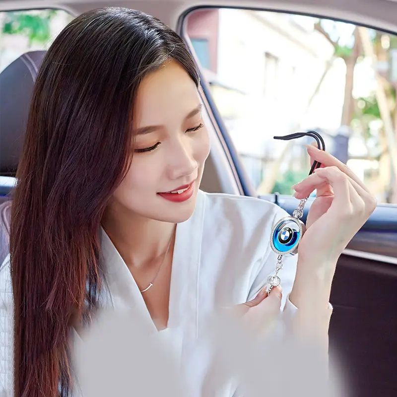 Fashion Logo Luxury Car Scents Hanging Pendant Air Freshener Perfume Car Essential Oil Hanging