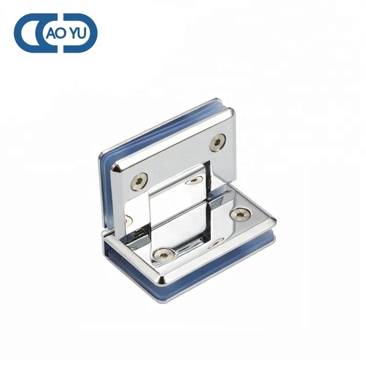 Stainless steel 304 shower hinge glass hinge frameless glass door hardware hinge glass door for bathroom