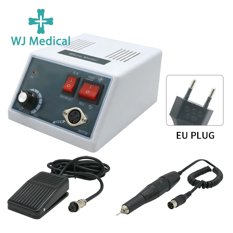 LXG095 Dental Lab Motor 204 Handle Polishing Handpiece Mini Clinic Electric Polishing Micromotor Sets Dental Electric Micromotor