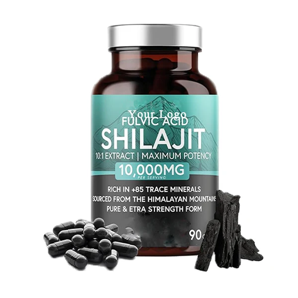 Customization healthcare supplements shilajit capsules private label shilajit extract capsules