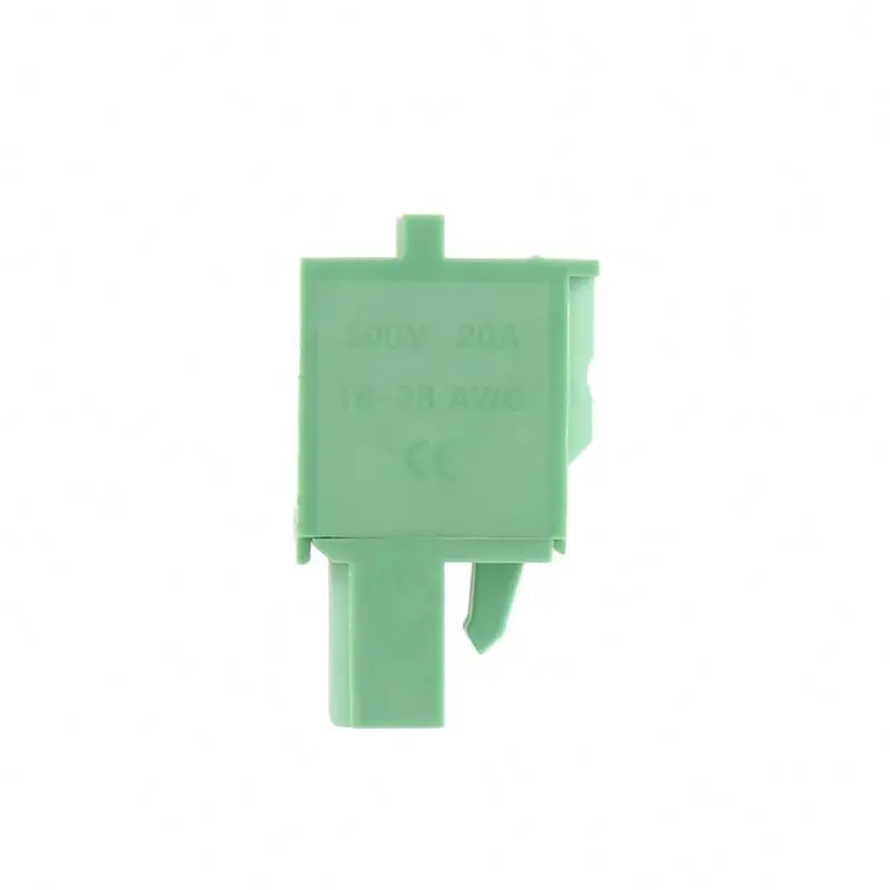 Spring loaded terminal blocks 5.00mm stainless steel wire guard screwless pcb terminal block