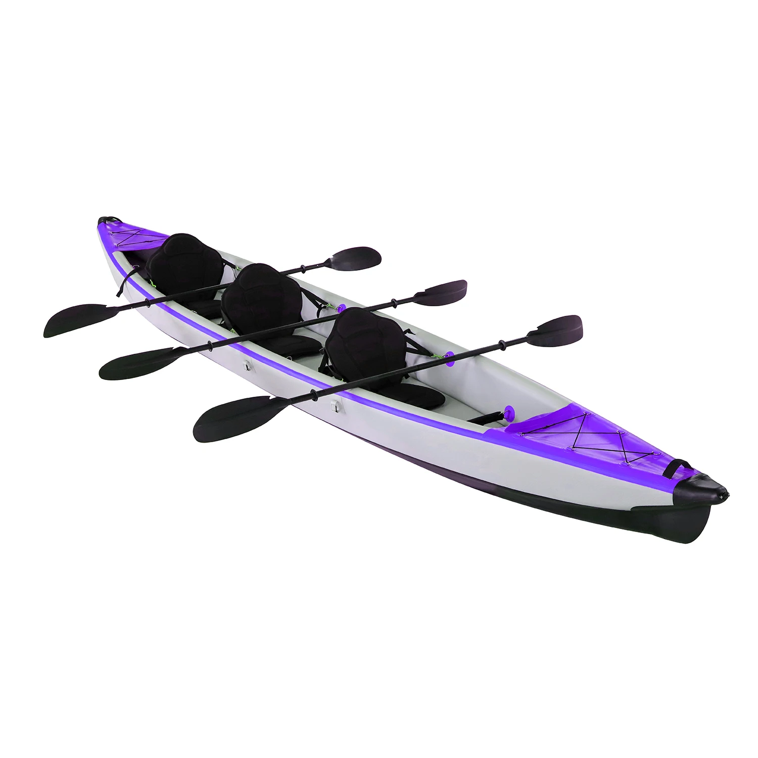 Wholesale China drop stitch PVC Boat Tandem Kayak cheap Inflatable Canoe 2 person Kayak