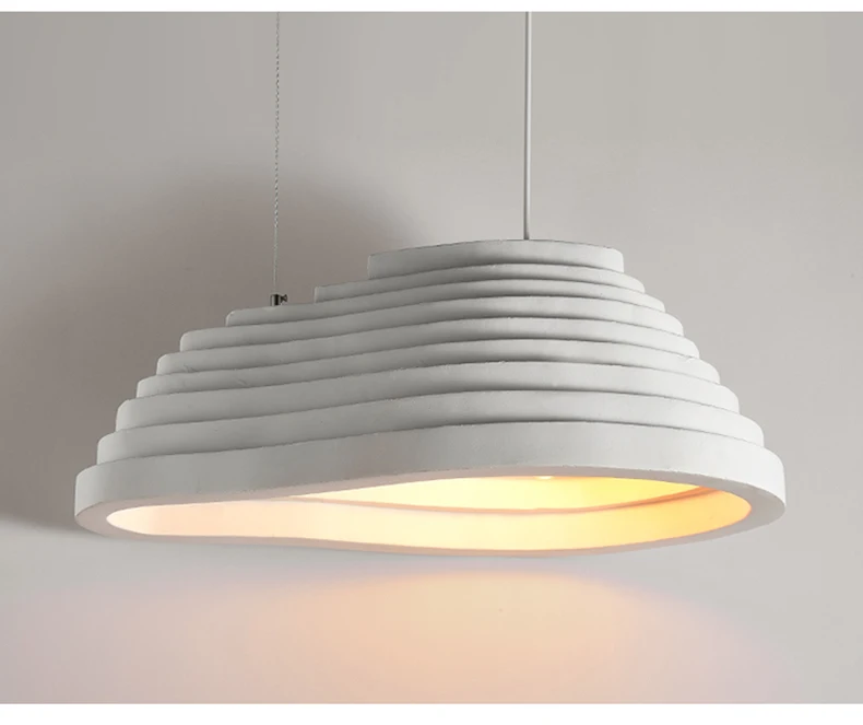 Nordic Wabi Sabi Led Restaurant Bar Chandelier Dining Room Loft Home Decor Pendant Lights Indoor Lighting Hanging Lamp Fixture