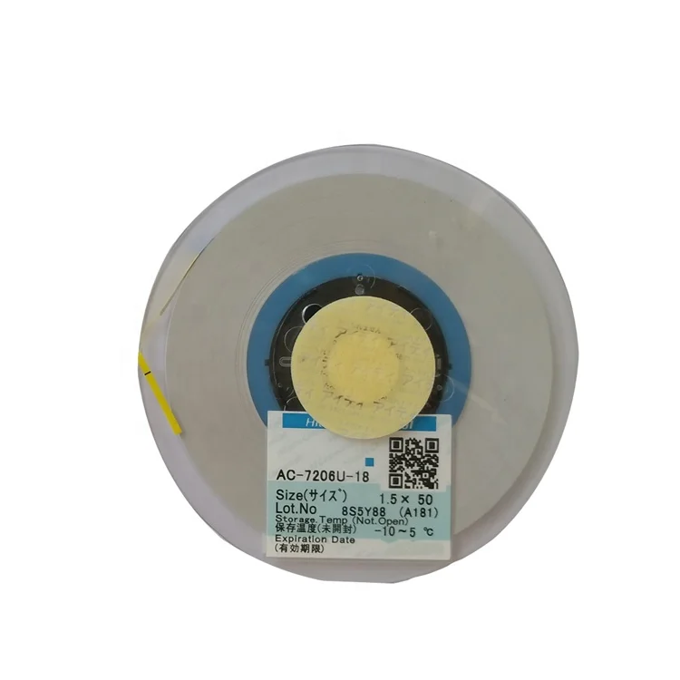 AC-7206U-18 1,5*50 м acf клейкая лента для ЖК-телевизора ремонт COF Склеивания стекла