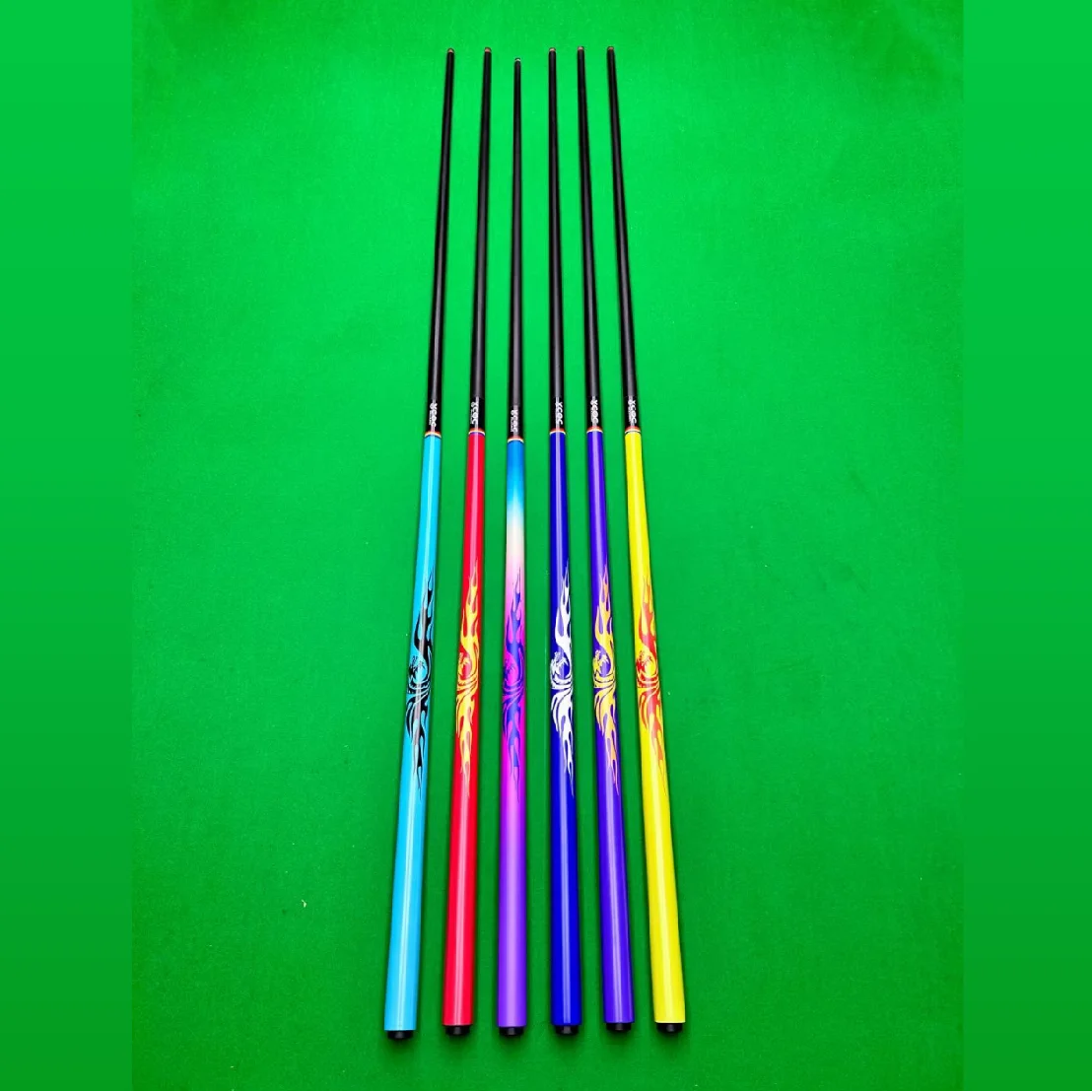 Ready to Ship High Quality 10mm Tip Single Cue Carbon Fiber Pool Cue Stick for Billiard Sports and Pool Games