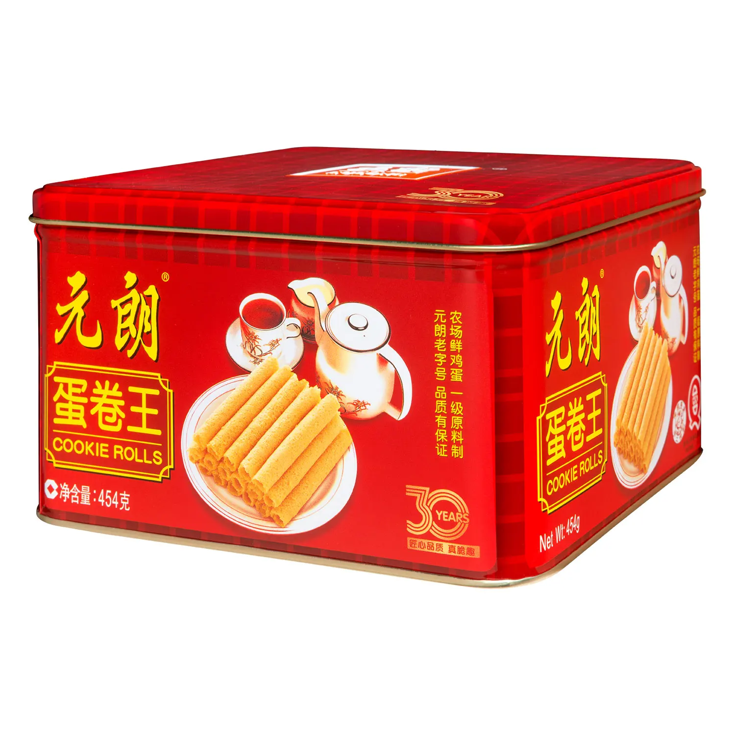 Хит продаж, хрустящее сладкое печенье Oem 454 г, оптовая продажа, Халяльные Хрустящие оригинальные вкусные яичные рулоны