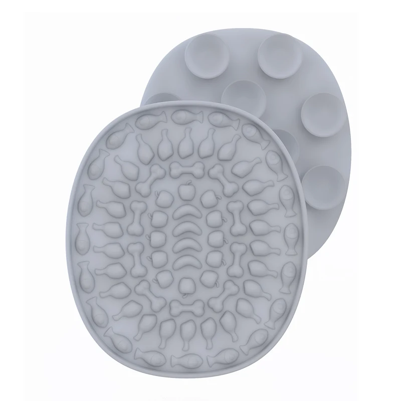 Pet cushion Portable Anxiety Relief Dog cushion Cup Bowl Transfer Plate Dog Slow Feeder Silicone Pet Bath Products Drop