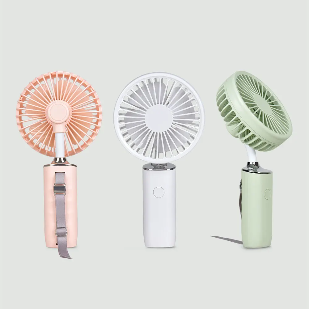 Factory Hot Wholesale Rechargeable Mini Fan Battery Portable USB Handheld Fan with Base