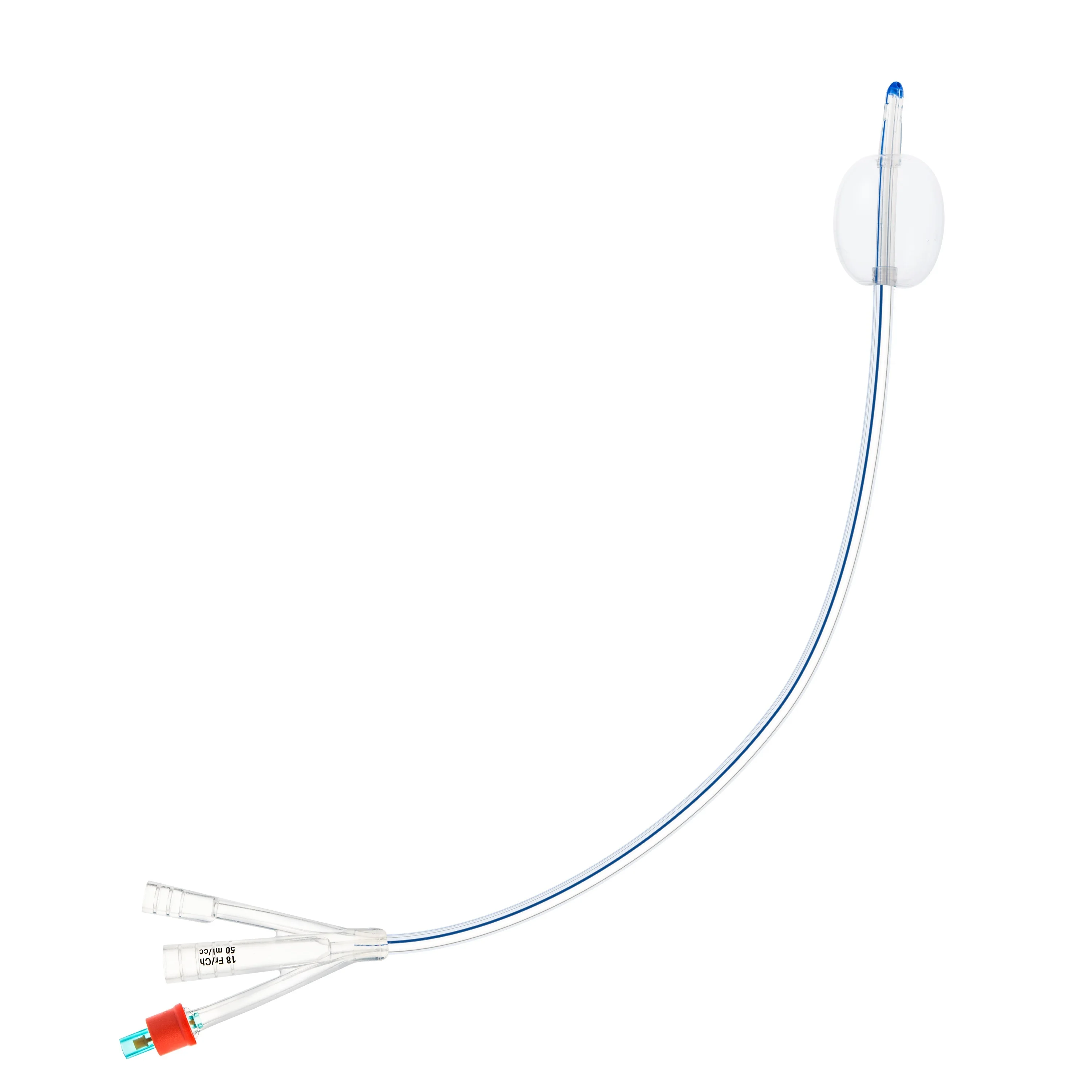 All Silicone Foley Catheter with 50ml balloon