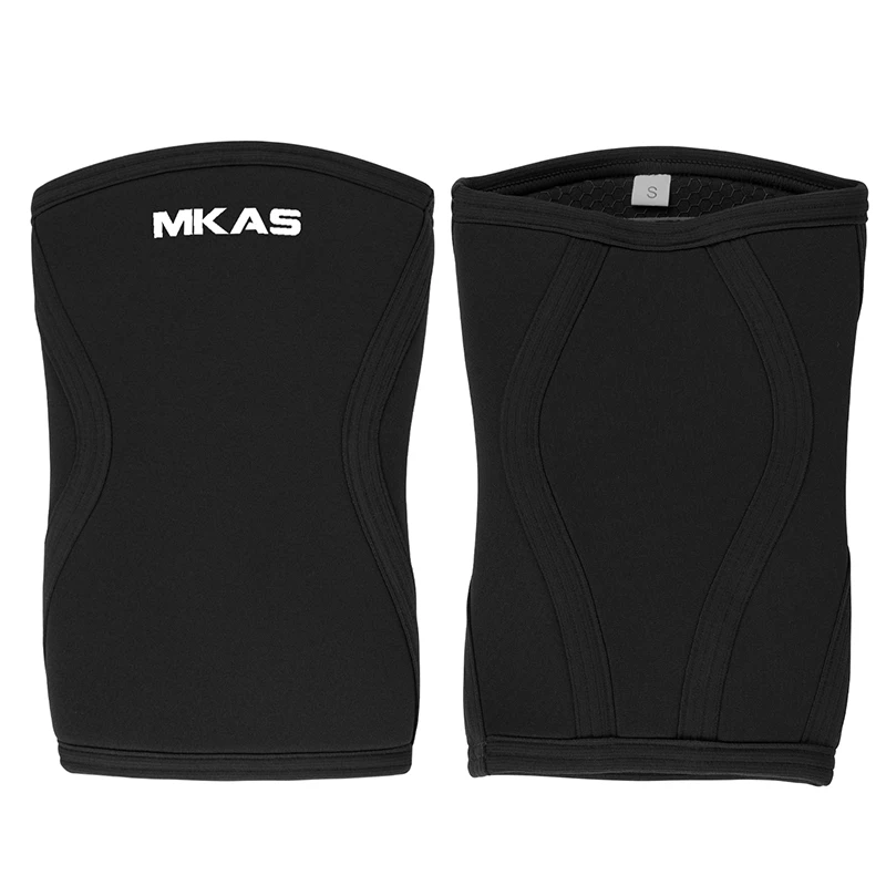 MKAS Scr Weightlifting Breathable Compression Professional Sports Knee Protector Brace Support 5Mm 7Mm Neoprene Knee Sleeves