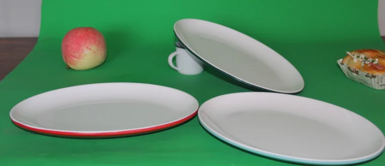 High-end goods red melamine plate melamine tableware dinner plate melamine plate