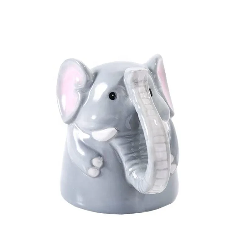 
3D Coffee Mug Animal Porcelain Coffee Mug Gift Cup Ceramic Hand painted Animal Mug for Home and Office Sheep 