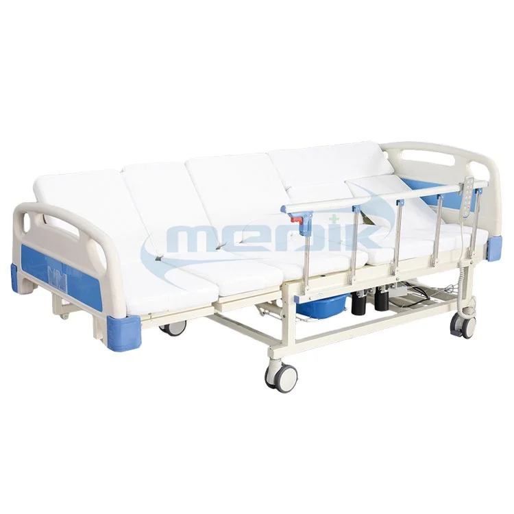 Cheap Disabled Elderly Electric Chair Medical Clinic Nursing Paralysis Patient Hospital Bed for Paralyzed with Toilet Potty-hole