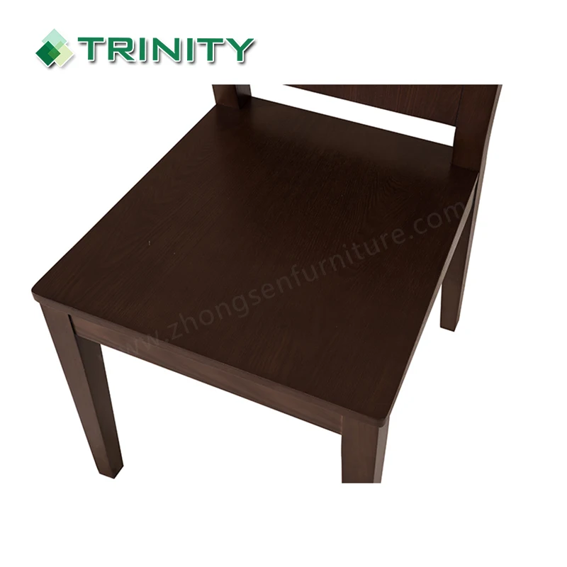 Customized Hotel Quality Modern Solid Wood Wooden Dining Chair for Restaurant