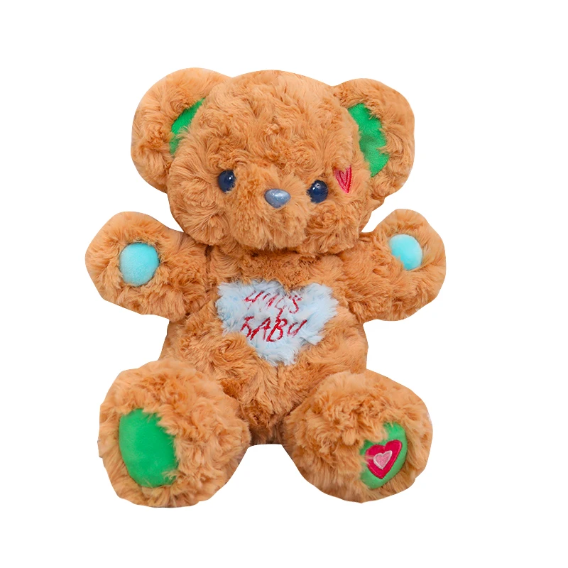 Cute Valentine Day Teddy Bear With Heart Soft Pillow Bear Rabbit Plush Toy Doll