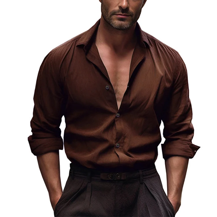Custom Business Style Fit Slim Soft Comfortable, Casual Dress Shirts For Men Wholesale Long Sleeve Stretch Mens Formal Shirts/