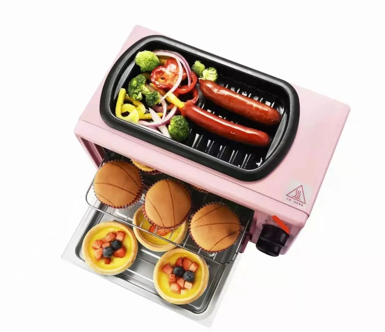 Многофункциональная электрическая мини-тостер, Кухонное устройство, электрическая духовка, 12 л