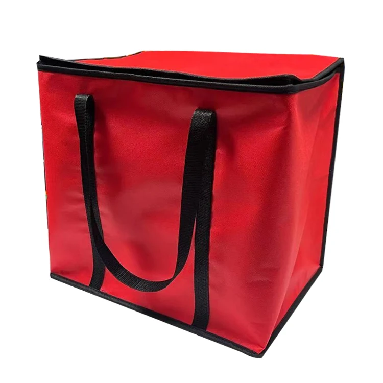 Excellent quality large food delivery foldable cooler bag New Thermal Insulated Lunch Box Tote Cooler Bag Bento Pouch Lunch Cont
