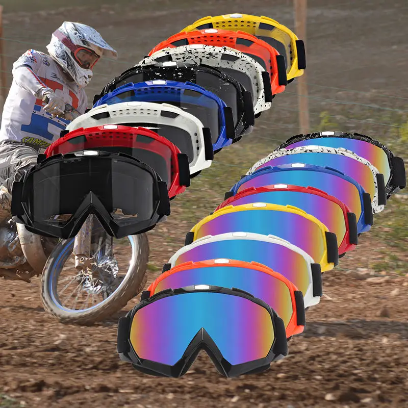 Outdoor Motorcycle Goggles Cycling MX Off-Road Ski Sport ATV Dirt Bike Racing Glasses for Fox Motocross Goggles Google