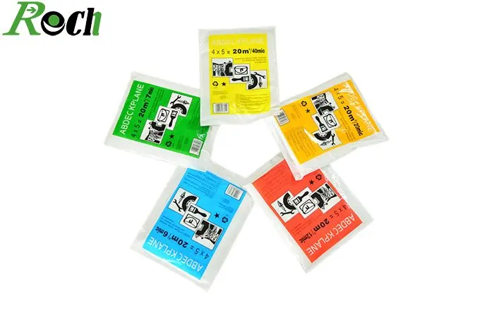 Plastic Dust Sheets LDPE HDPE PE Cover Film Drop Sheet For Painting