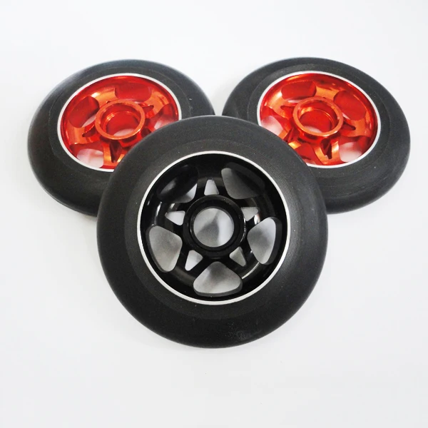 Super High Rebound PU Stunt Scooter Wheel Metal Parts for Kick Scooters