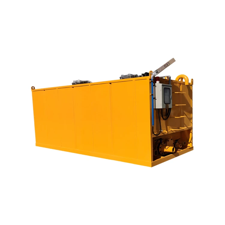 China manufacture foldable design drilling rig mud tanks for non-excavation