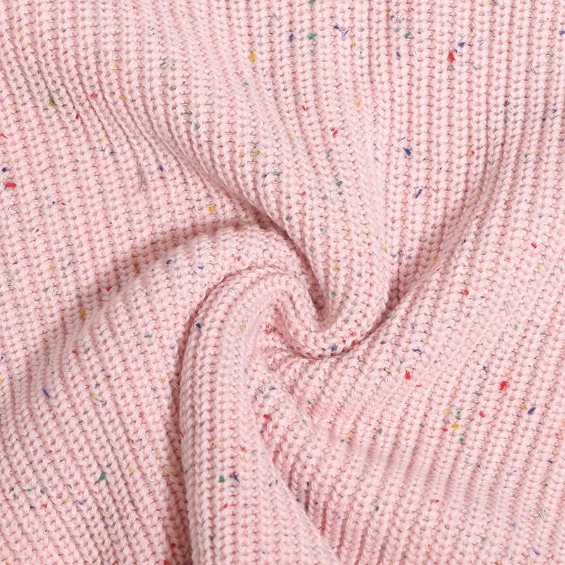 2024 New Products Cotton Kids Boy Girl Spring Autumn Winter Soft Solid Color Long Sleeve Crew Neck Baby Sweater