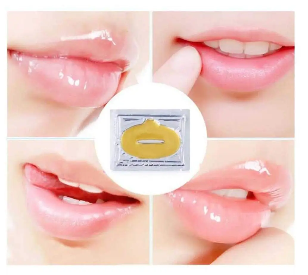 Lip mask collagen sleeping private label pink applicator box nut hydrogel packaging luxury custom logo oem peach moisturizing