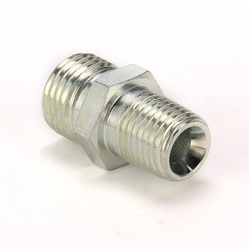 Customized/Standard male metric to bspt straight nipple pipe copper press fitting