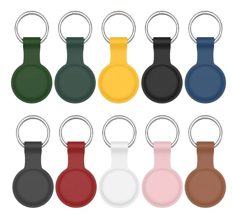 For Air Tags Accessories Protective Case For Airtags Silicone Keychain Hang Tags Keyring Case Airtags