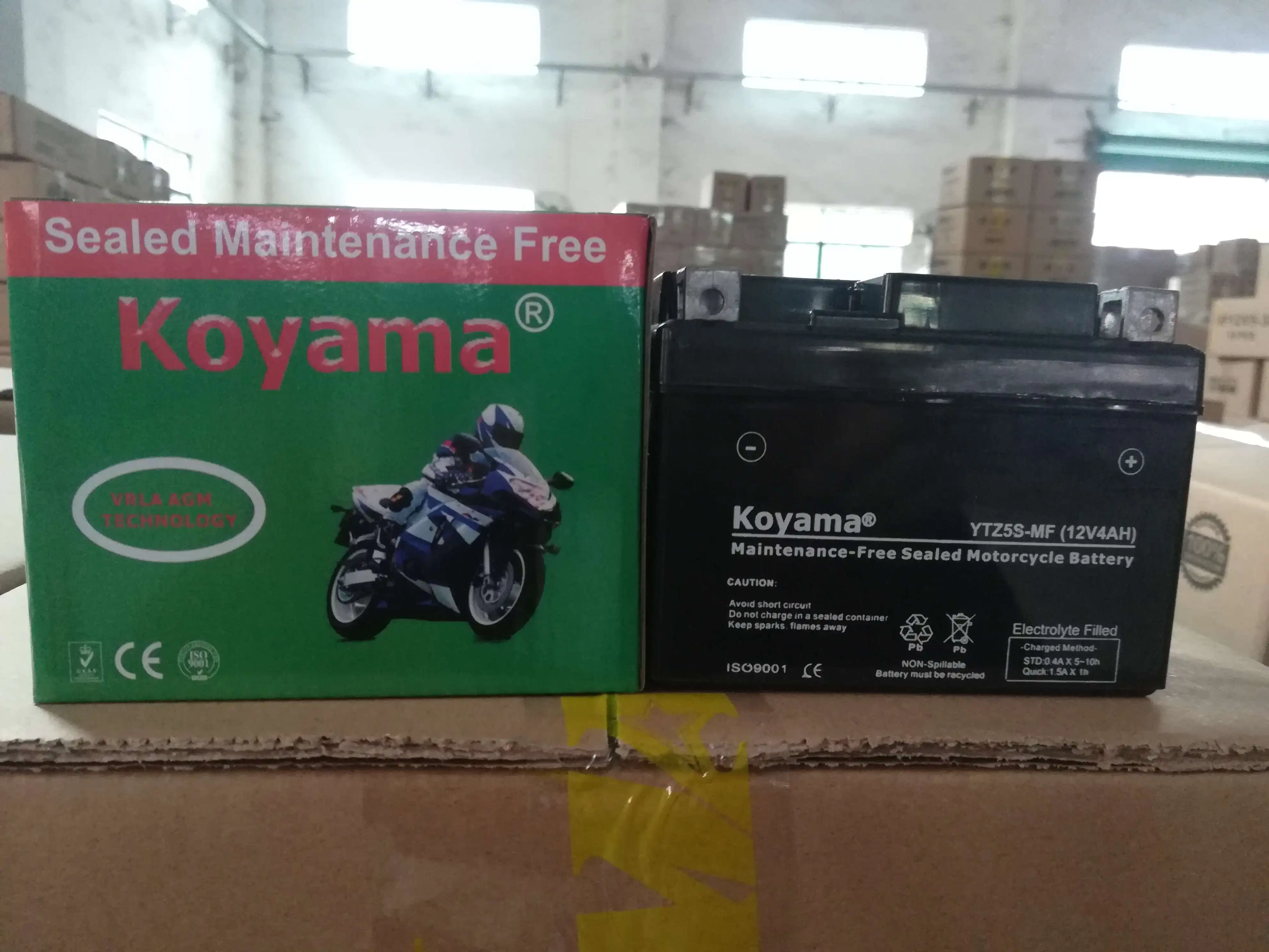 12 В 4 Ач Камбоджа самый продаваемый аккумулятор высшего качества YTZ5S для
