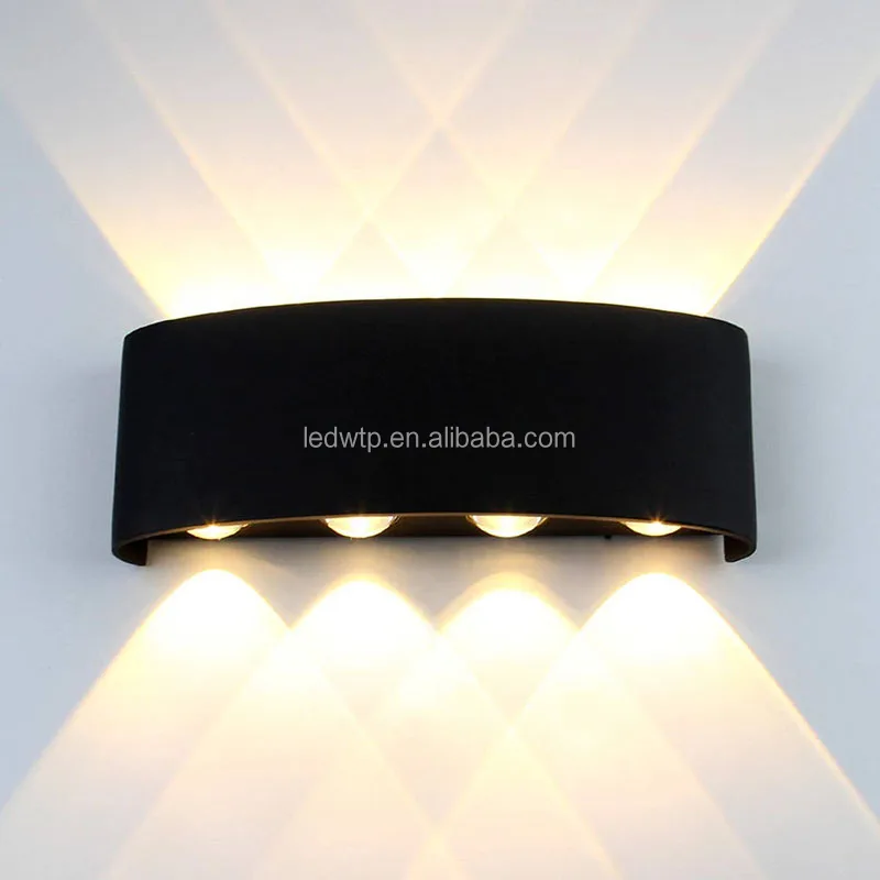 Nordic LED Waterproof Outdoor Wall Lamp IP65 Aluminum Wall Light Garden Porch Sconce AC110V/220V