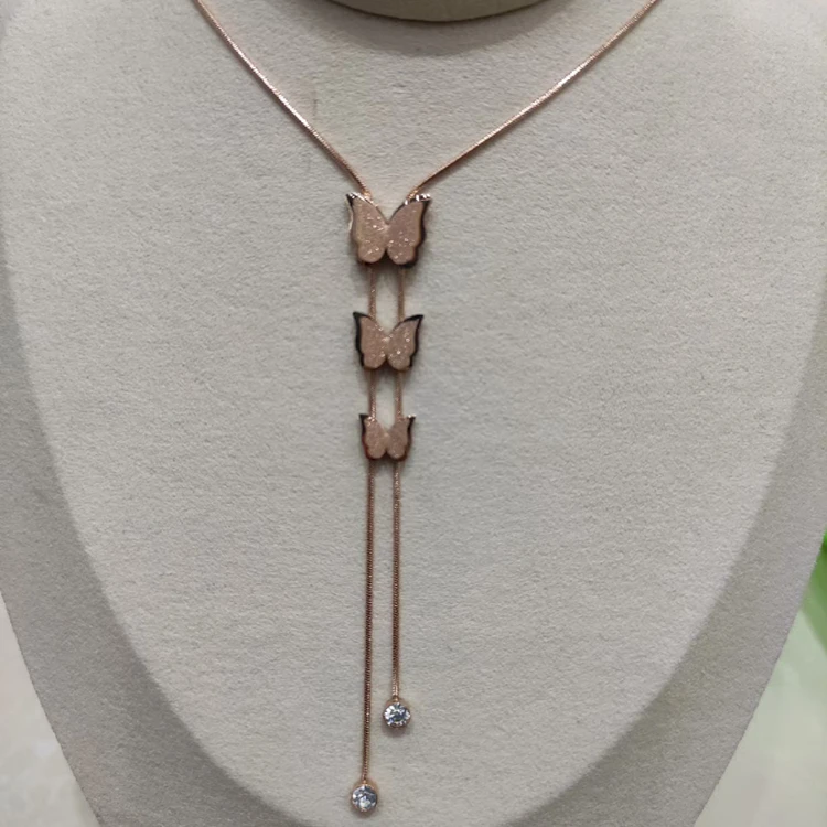 2020 high quality new designs many models animal jewelry :facotry butterfly accessories necklace