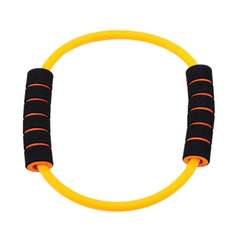 Fitness Wholeselling Training Power Gym Exercise Elastic Ankle Straps Single One Shape Custom logo Latex Tube Resistance Bands