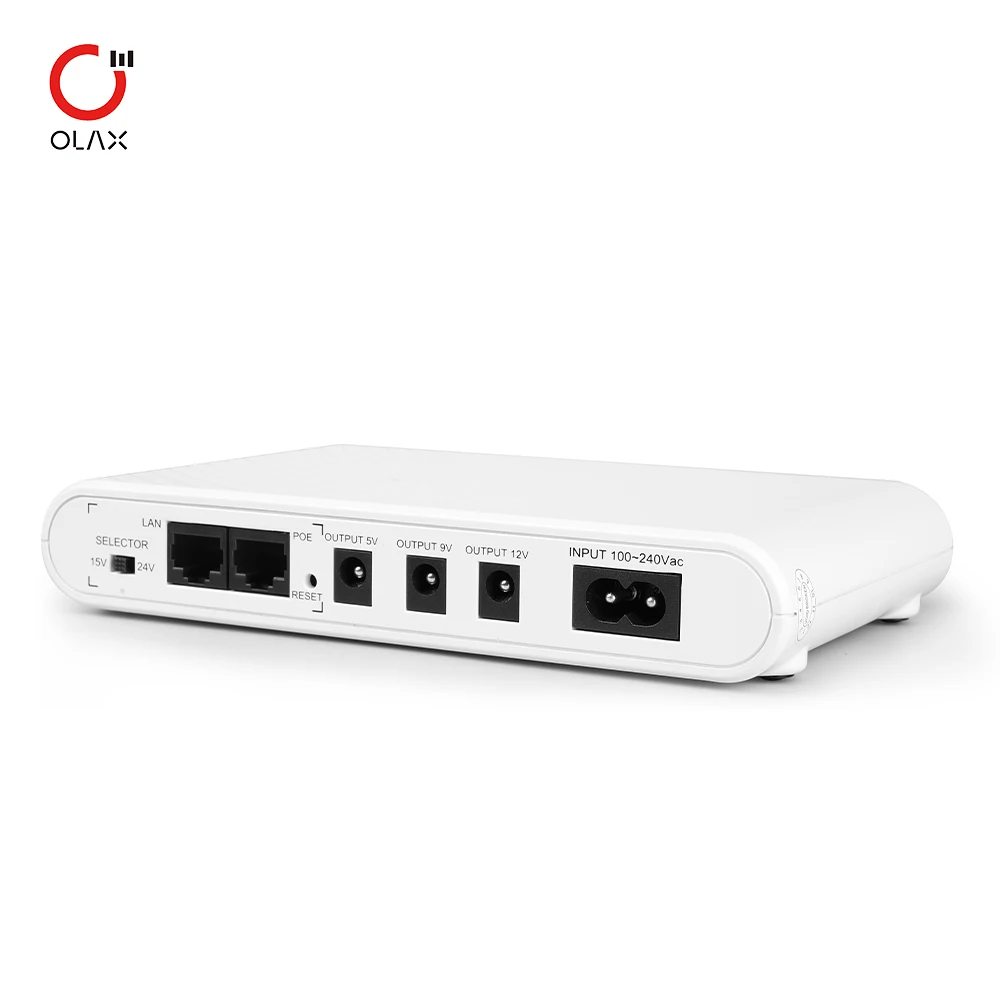 OLAX POE D3 Mini UPS Uninterruptible Power Supply AC 5V/9V/12V UPS Power Bank For Wifi Router