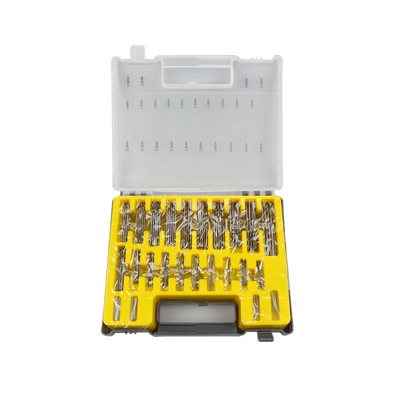 
150pcs Metric Bright HSS Mini Micro Drill Bit Set for Watch Tool Precision Craft and Hobby Work Drilling in Plastic Box 