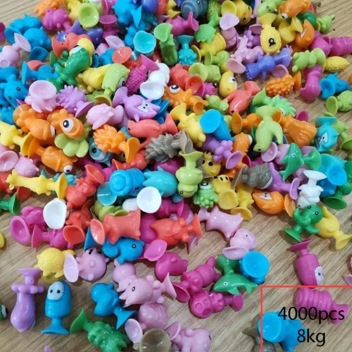 Mini Monster Sucker Capsule Model Little Cartoon Anime Animal Action Figures Suction Cup Puppets Toys For Children