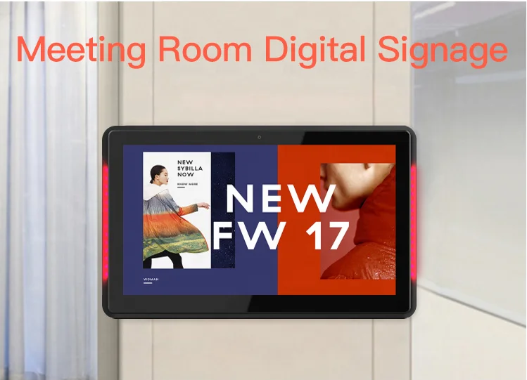 Android 5.1/8.1 system 13.3 inch wall mount nfc android tablet  pc RJ45 poe