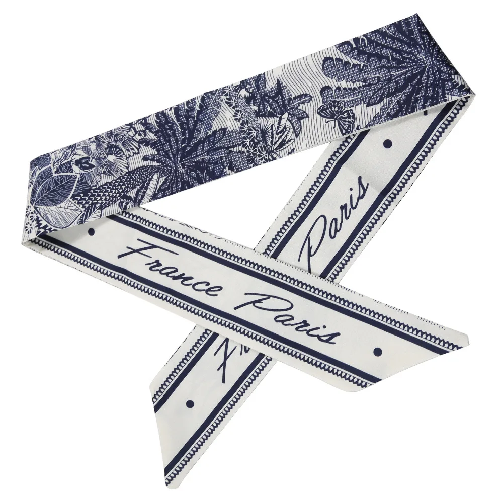 Korean edition decorative scarf is versatile celebrity girl wind senior hair band scarf