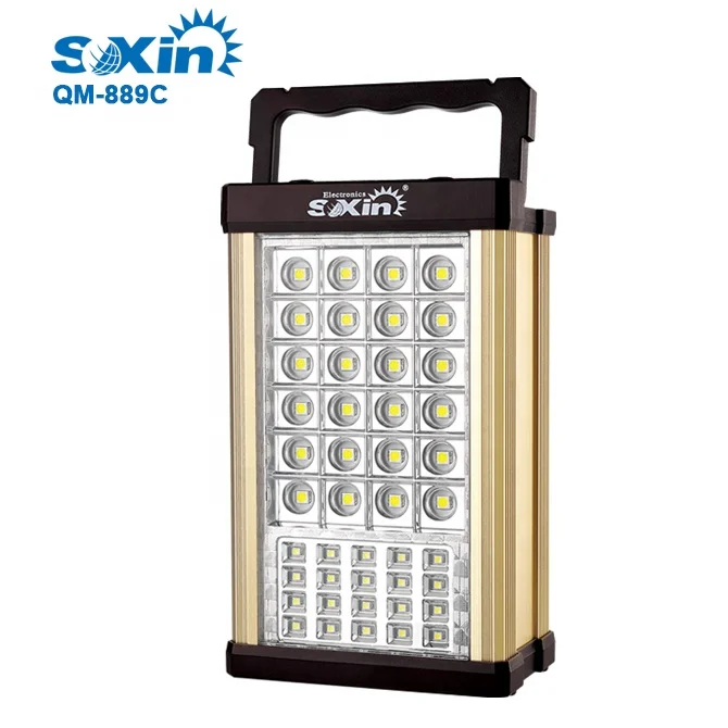 multifunctional metal portable solar power rechargeable emergency light(QM889D)