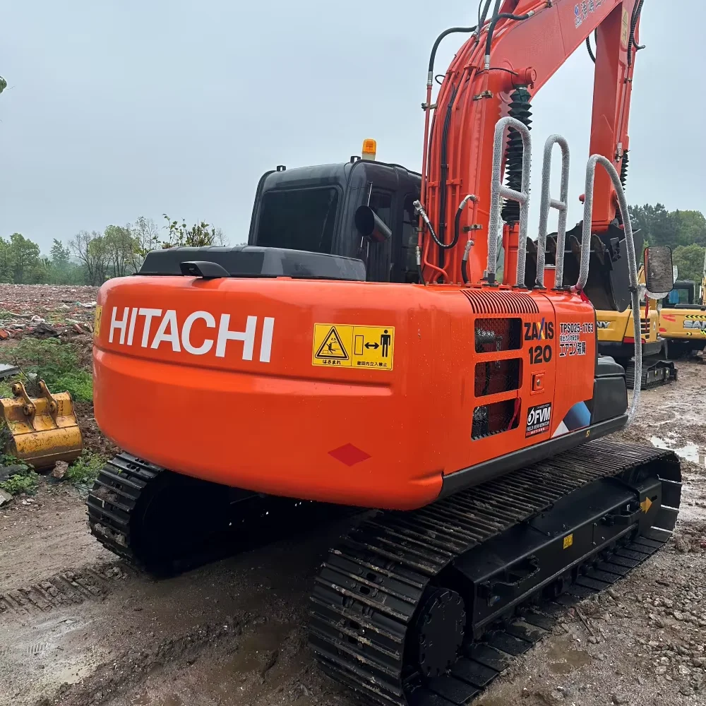 Подержанный Hitachi Zx120 гидравлический гусеничный 12 тонн Zaxis 120 серии модель подержанного экскаватора оригинальный японский