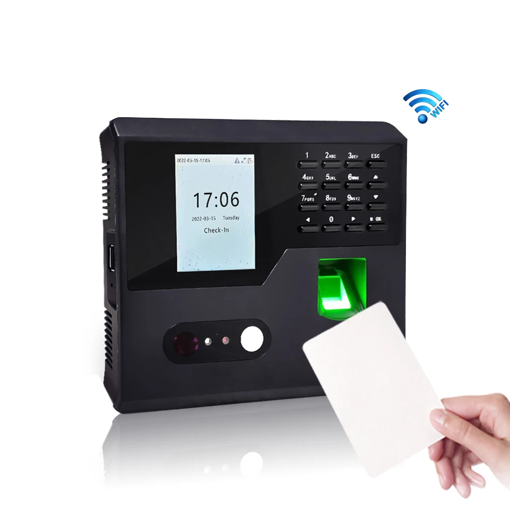 Biometric Time Attendance System and Face Recognition Biometric Fingerprint Access Control Support WEB Software