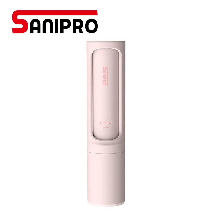  Sanipro OEM индивидуальный логотип маленький портативный многоразовый домашний липкий ролик для удаления ворса щетка одежда домашних