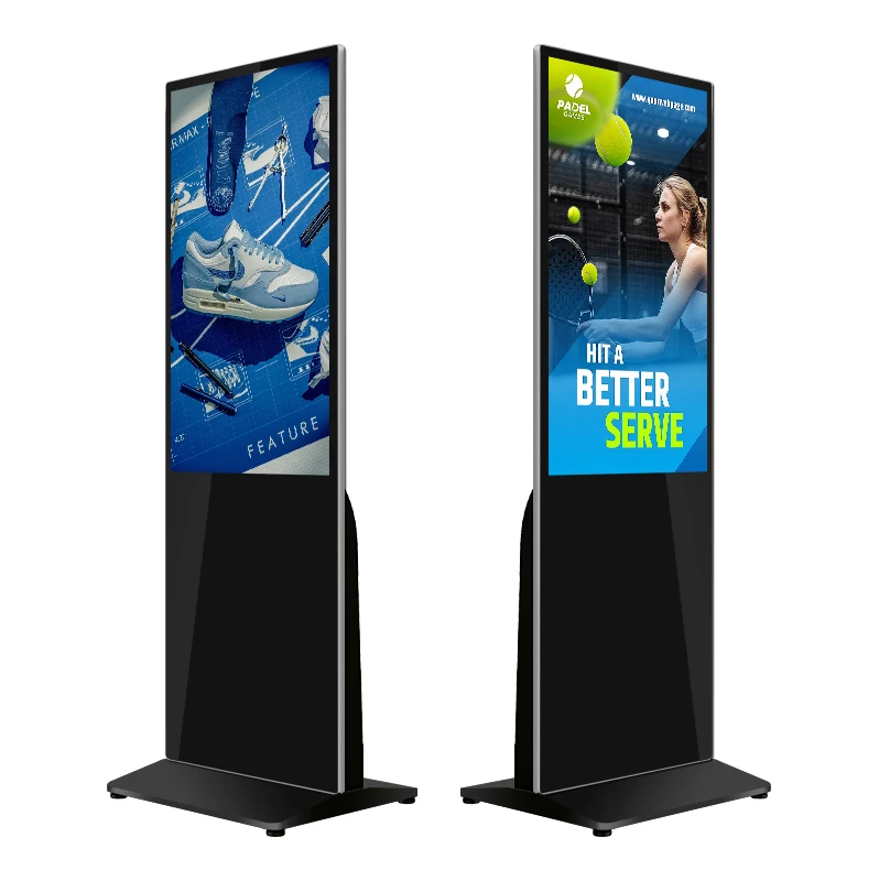 Factory Custom Indoor Floor Standing Advertising Player 1080P 4K Lcd Touch Screen Display Kiosks Digital Signage