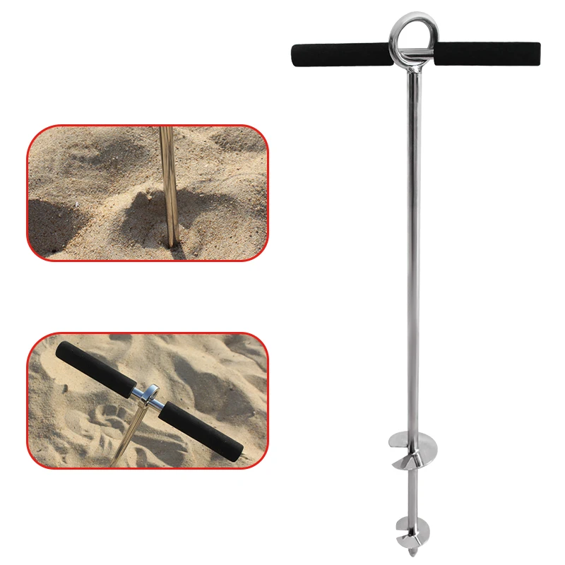 Shenghui Manufacture Marine Hardware 316 Stainless Steel Sand Screw Anchor For Boat Kayak Craft