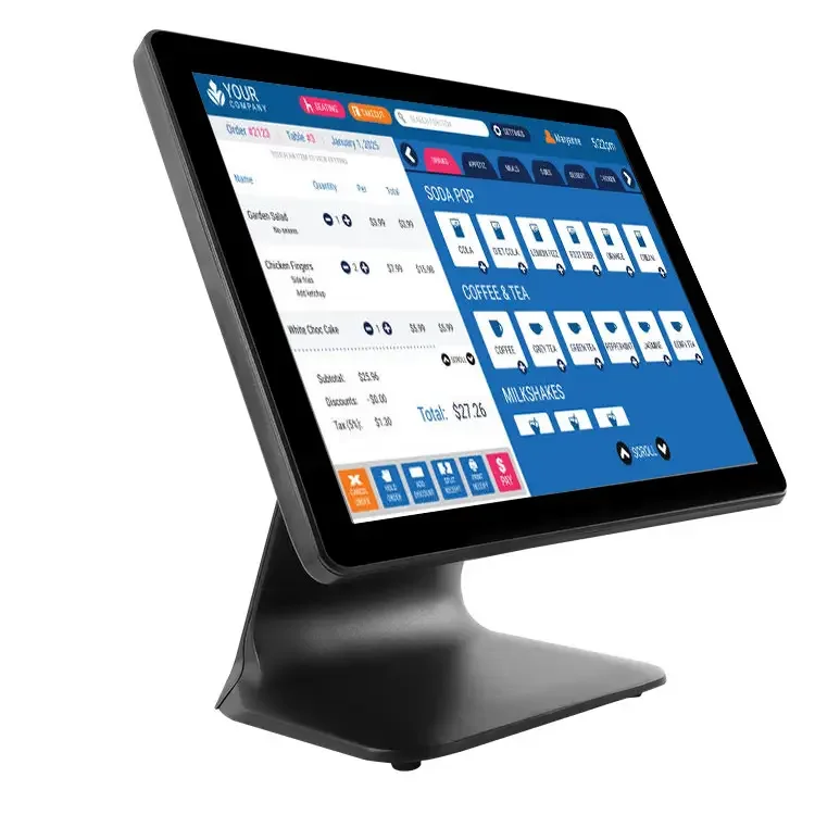 Новый 15 6 дюймов Все-в-одном Windows сенсорный экран POS система для использования в ресторане