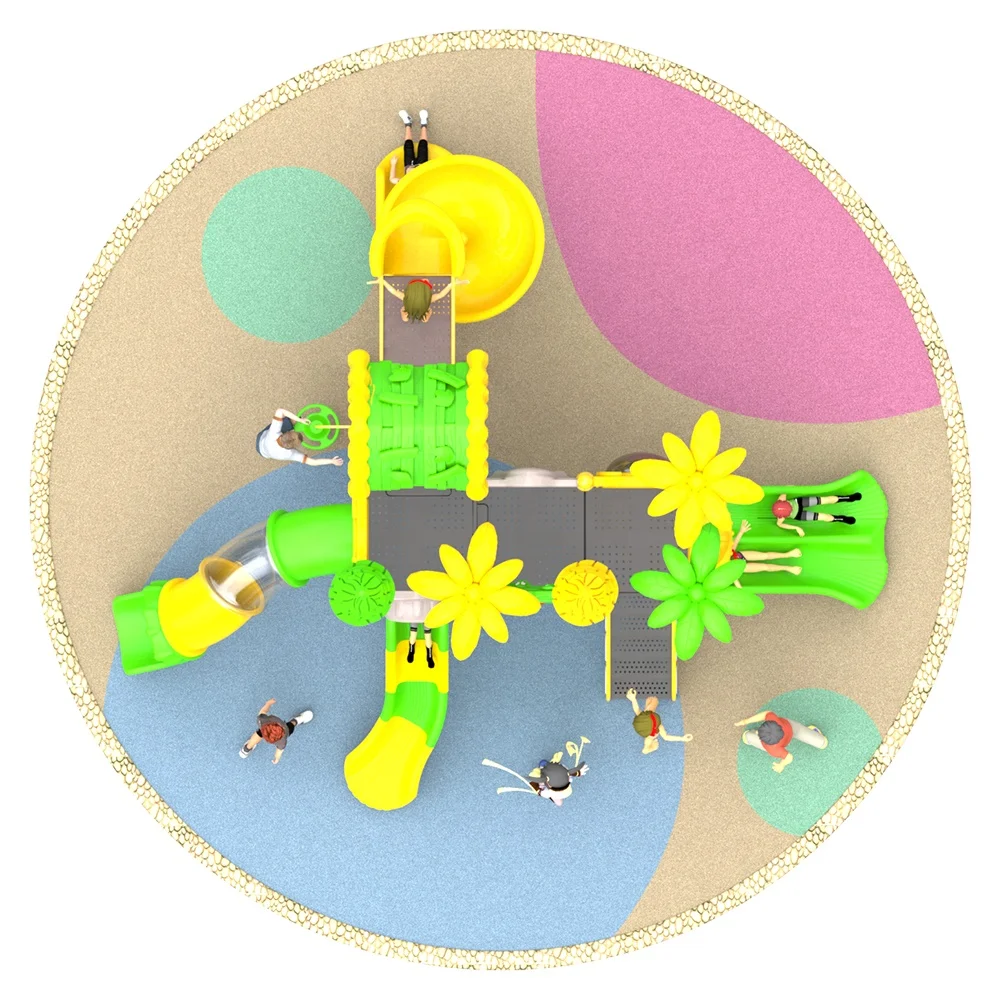 China manufacture Sale LLDPE plastic outdoor fun slide playground equipment for kids