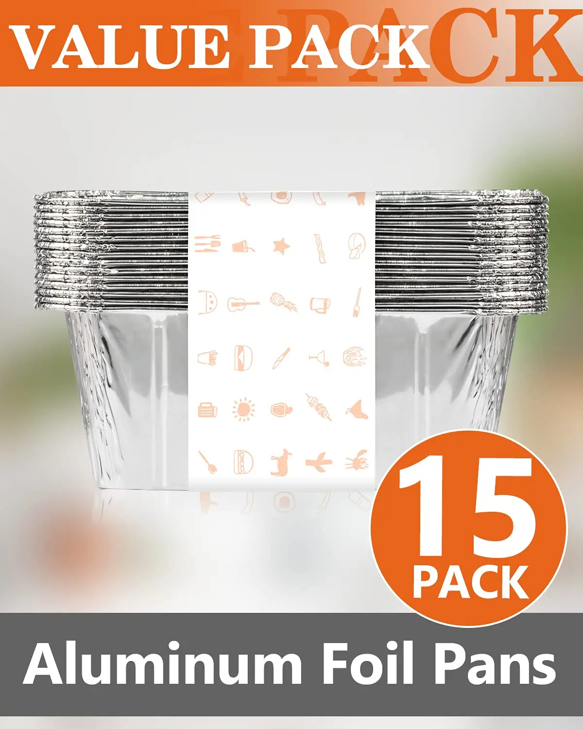 Grill Drip Pans Aluminium Foil Tray Grease Cup Liners and Metal Holder Compatible with Blackstone Griddles 28/36/30/22 /17 Inch