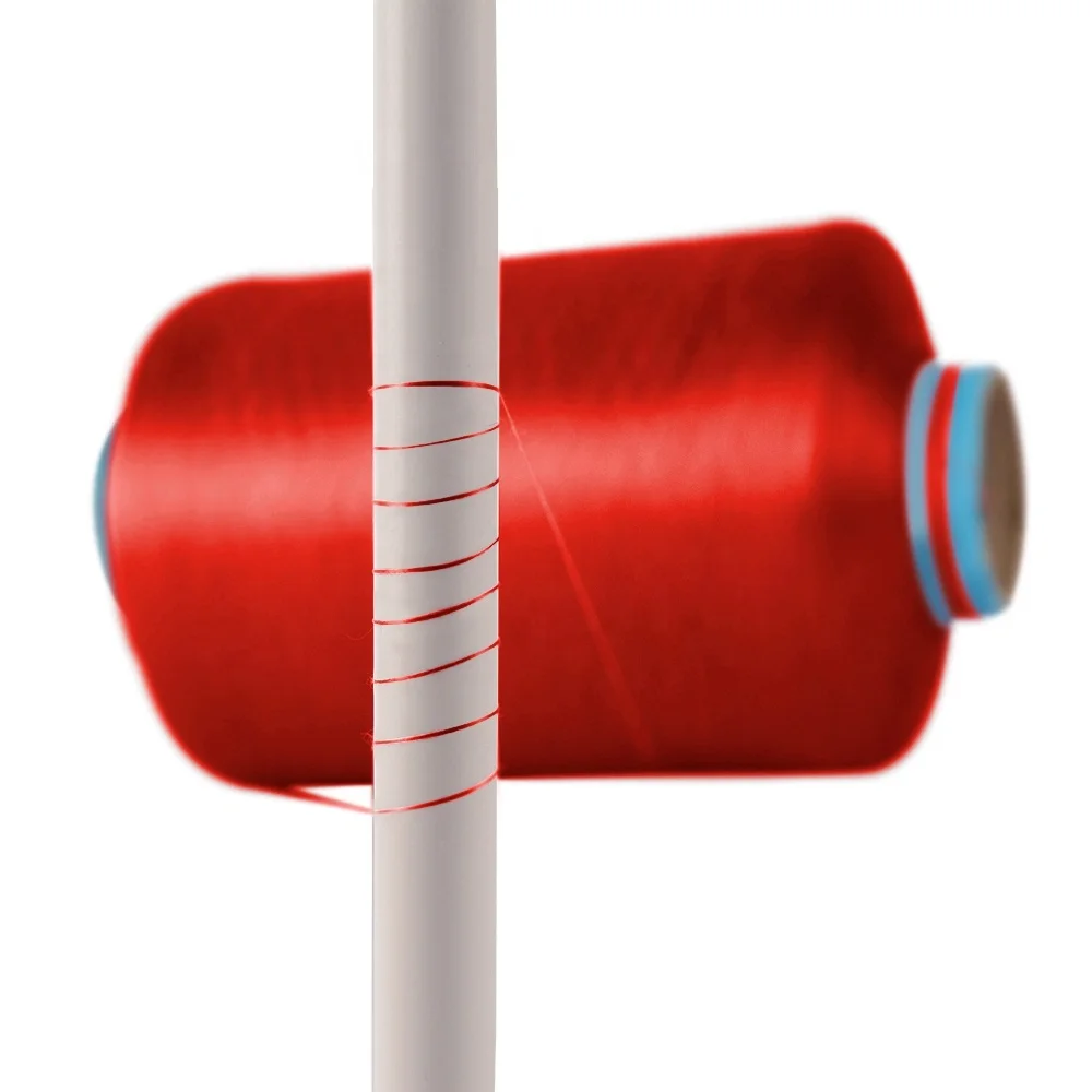 Производитель 100% полиэстер 150/48 sim rw aa класс 100% dty провести текстурированную пряжу